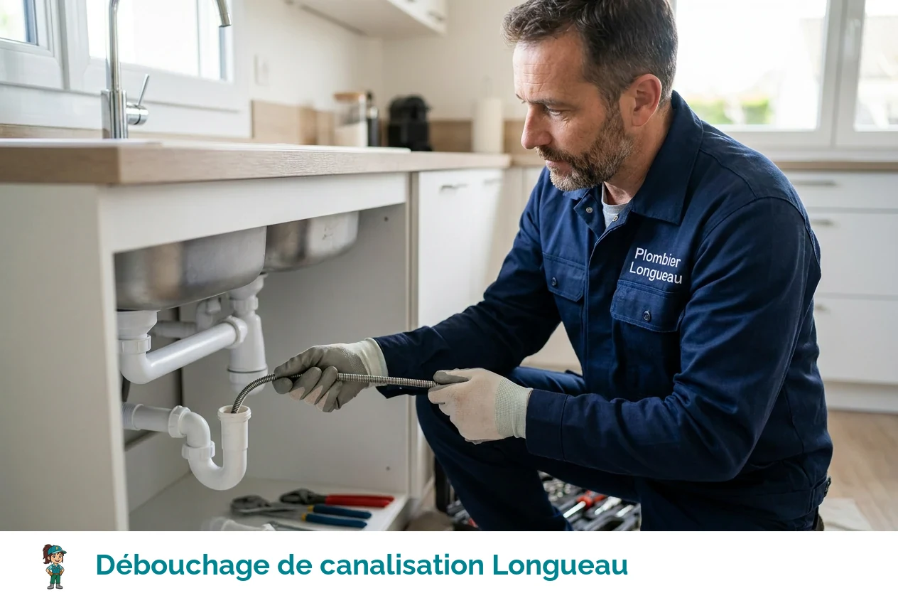 Débouchage de canalisation à Longueau