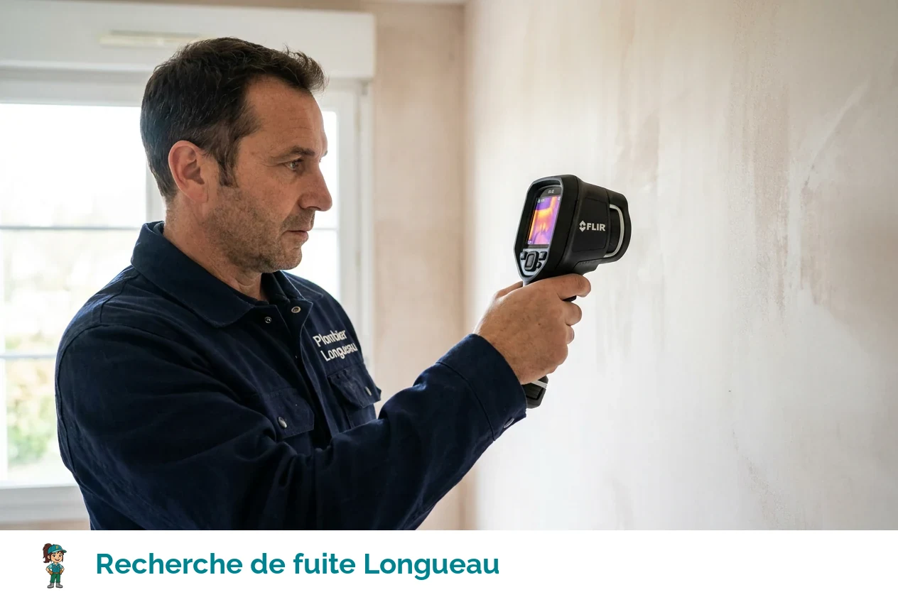 Recherche de fuite à Longueau