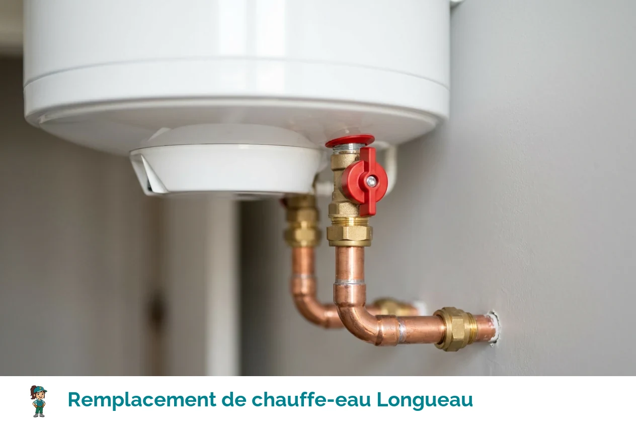 Remplacement de chauffe-eau à Longueau
