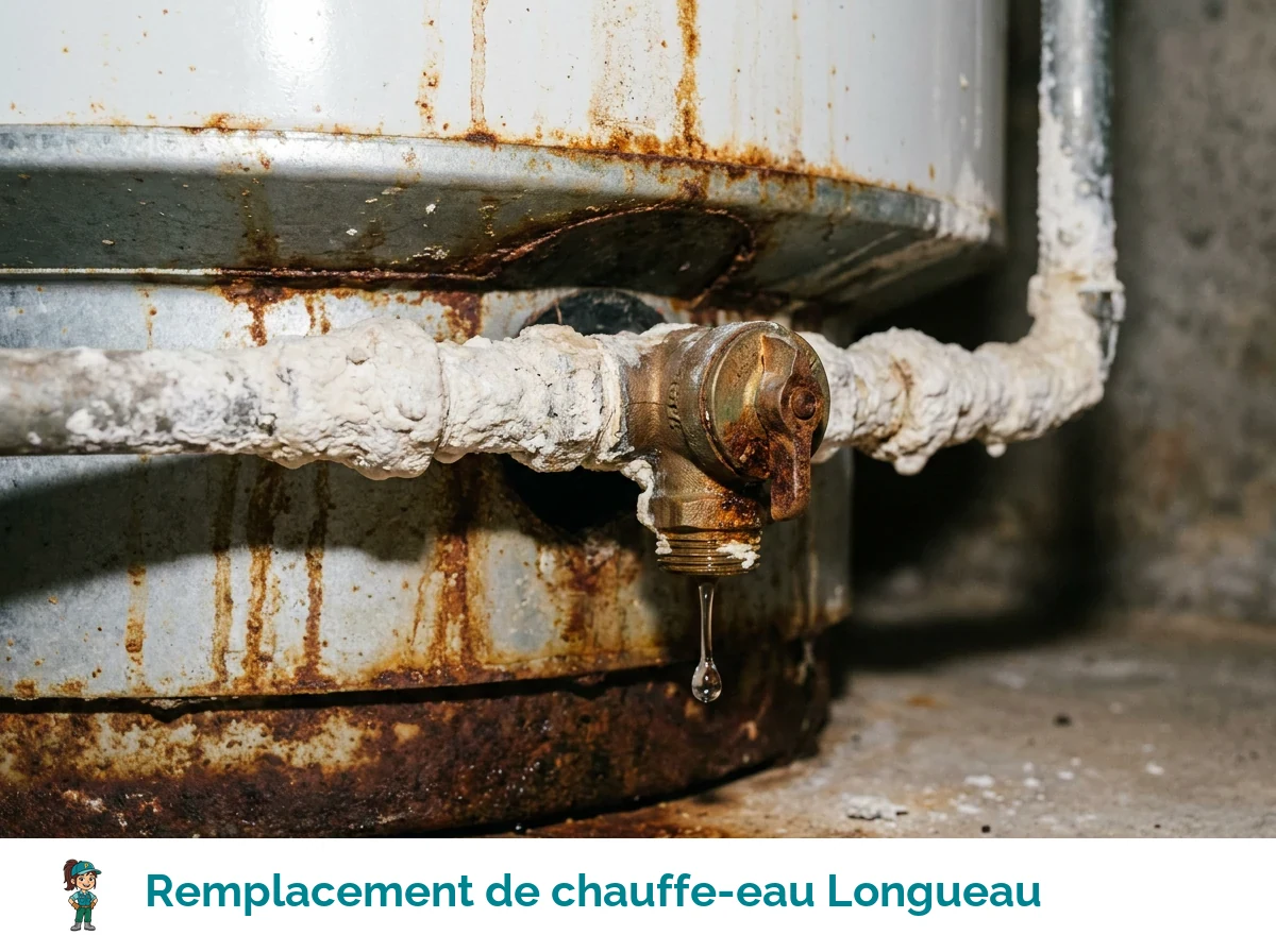 Remplacement de chauffe-eau à Longueau