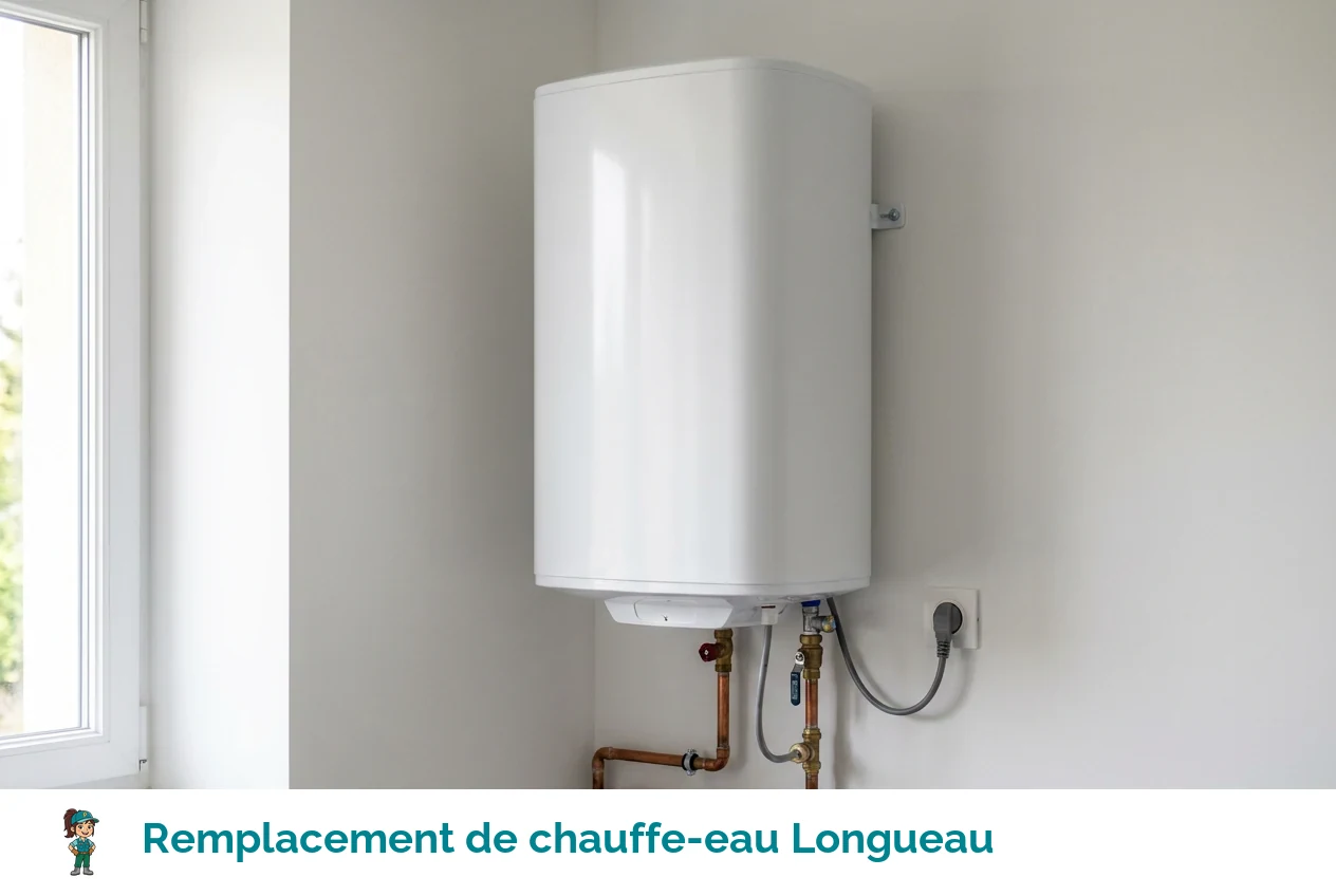 Remplacement de chauffe-eau à Longueau