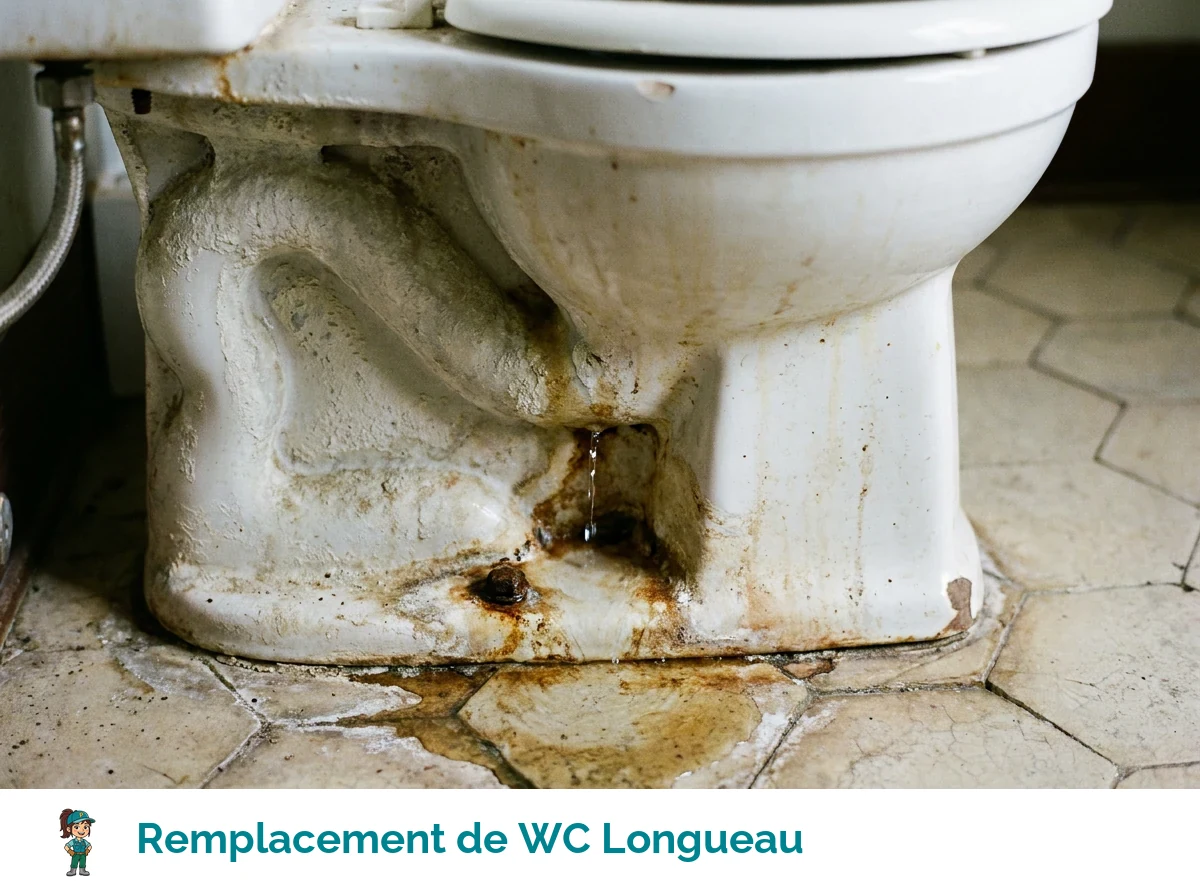 Remplacement de WC à Longueau