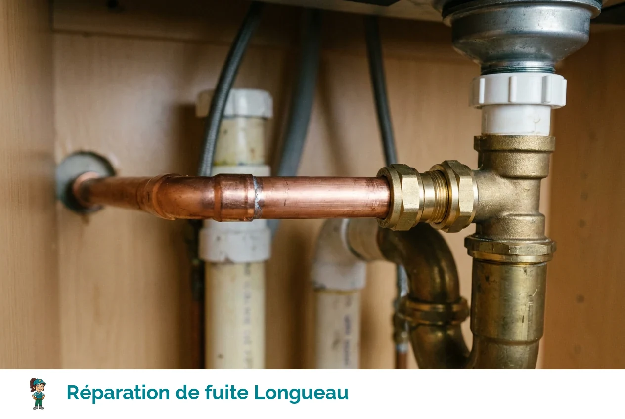 Réparation de fuite à Longueau